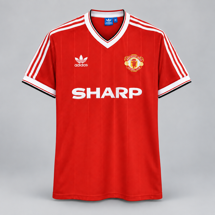 Manchester United 1982/84 Hjemmedrakt – front