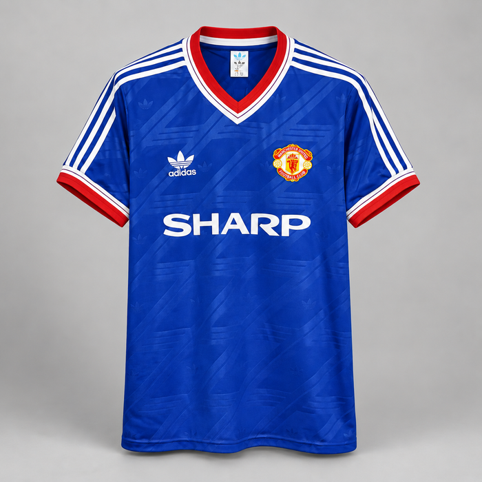 Manchester United 1986/87 Tredjedrakt – front