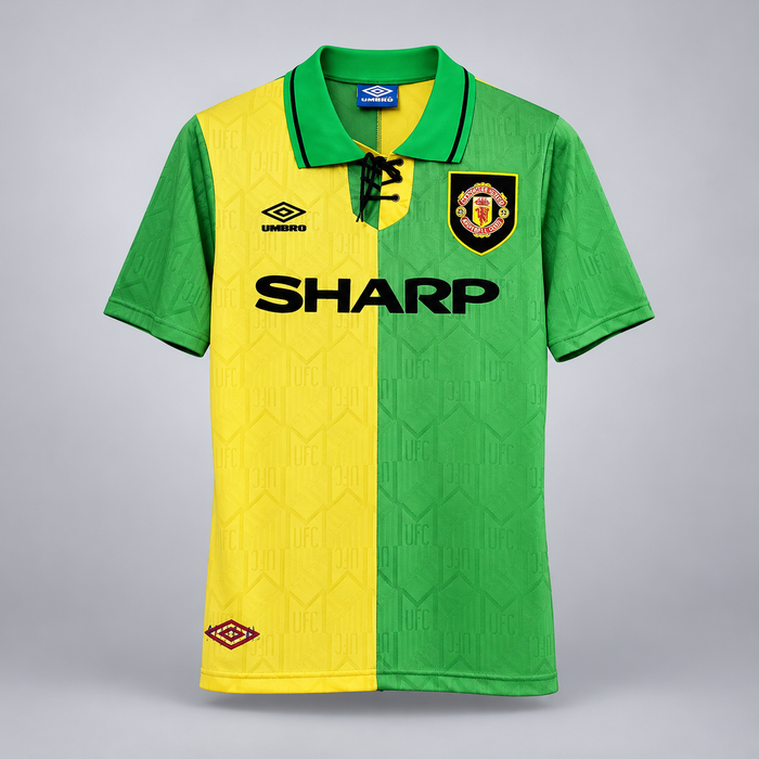 Manchester United 1993/94 Tredjedrakt – front